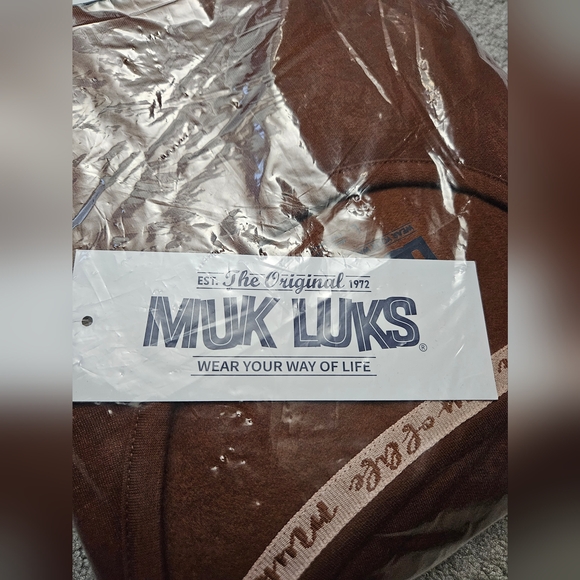 MUK LUKS Lounge Set Caramel Leopard Large -New in package - Picture 5 of 6